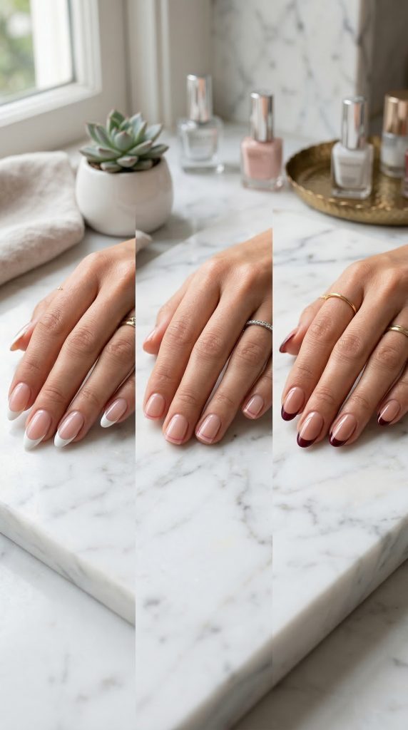 French Tip Nail Designs