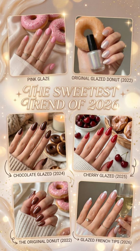 Glazed Donut Nails