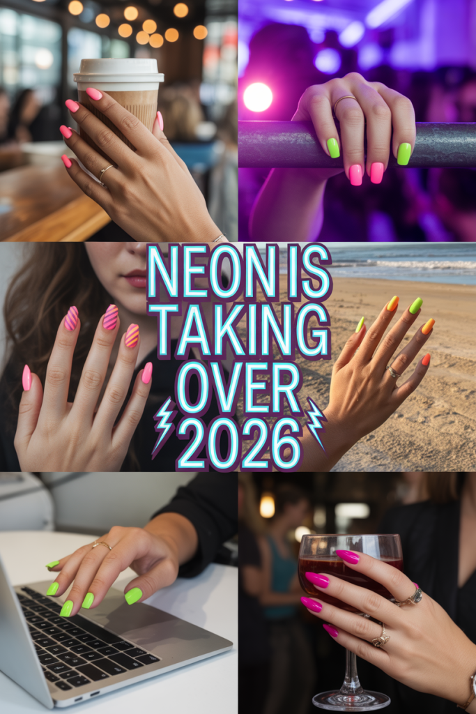 Neon Nail Designs