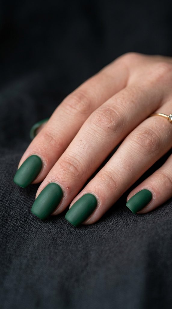 Green Acrylic Nails