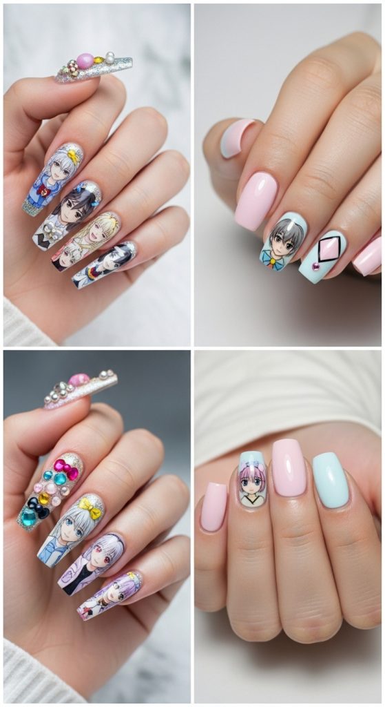 character nail art