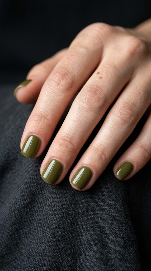 Green Acrylic Nails
