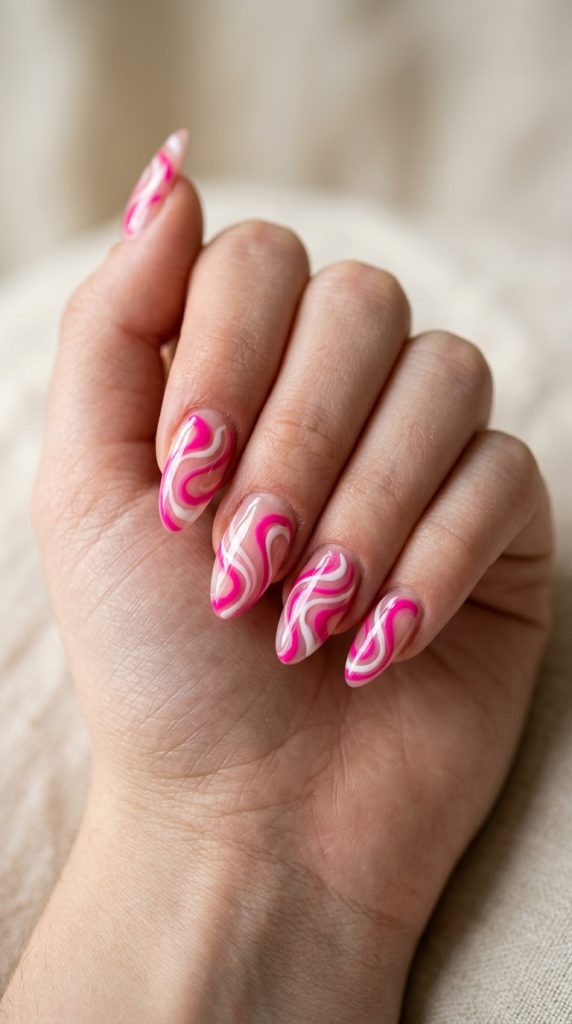 pink nail designs