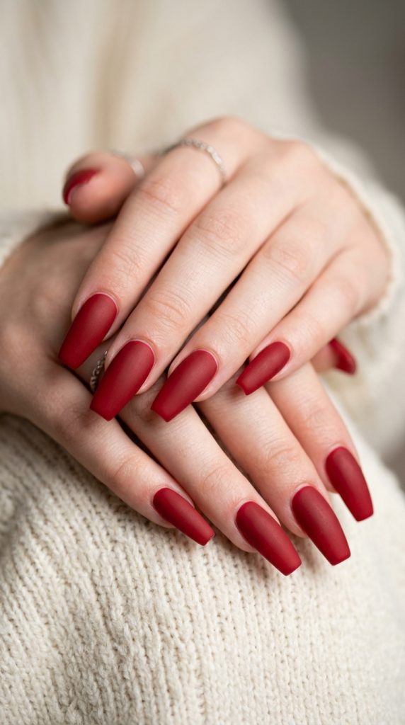 red nail designs