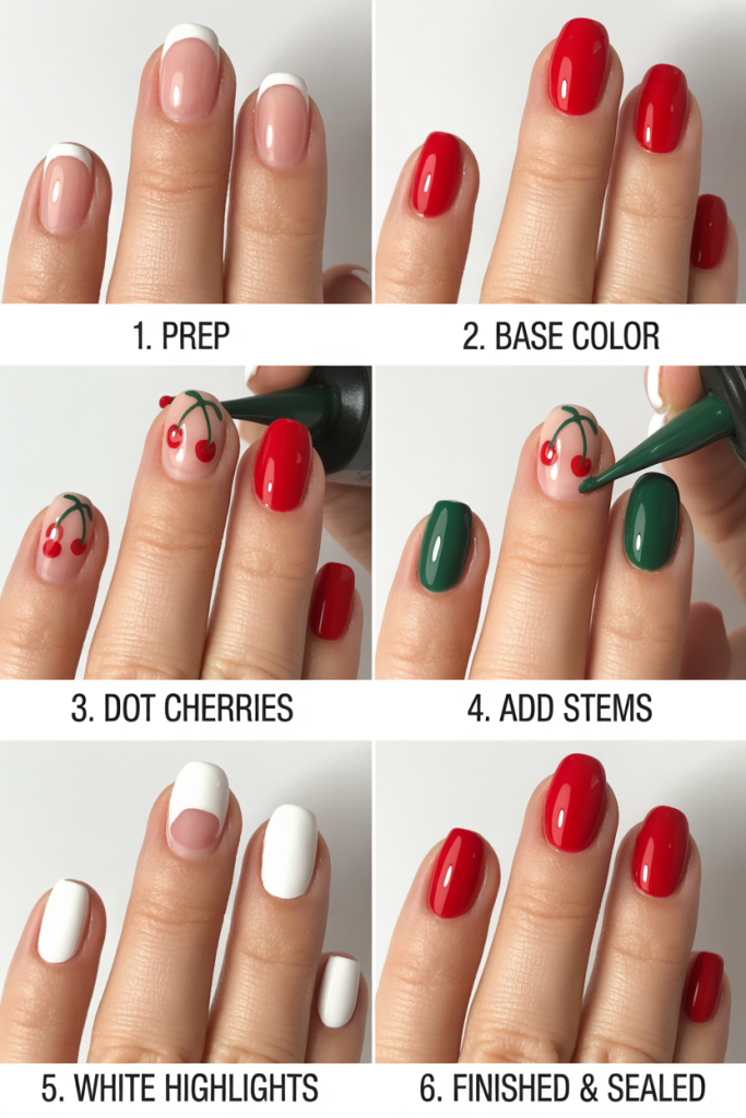 Cherry Nail Designs