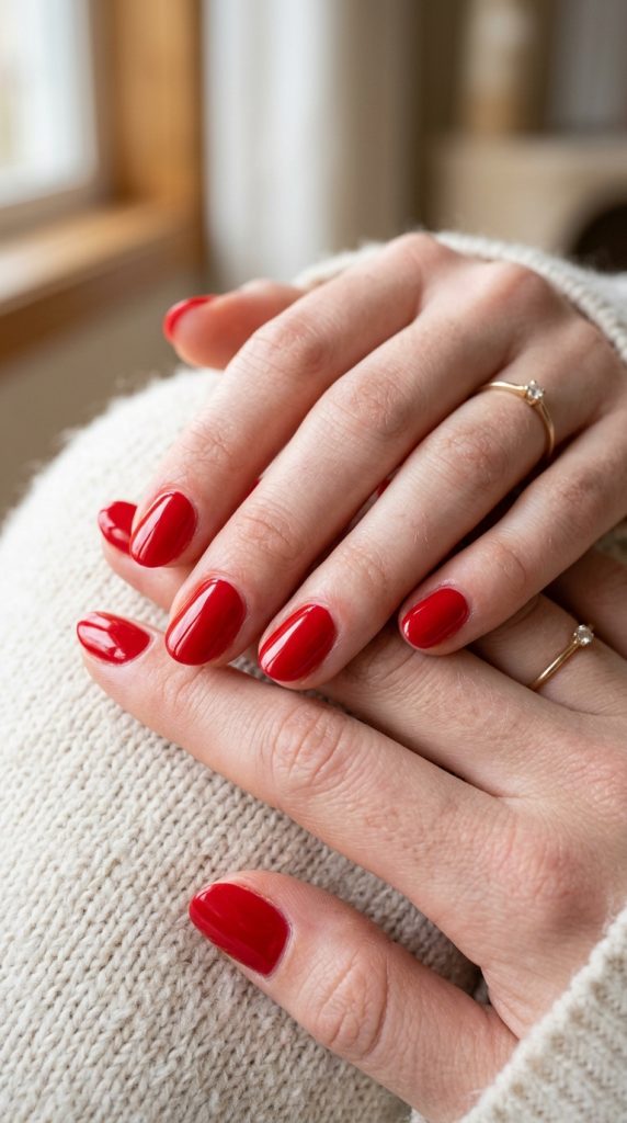 red nail designs