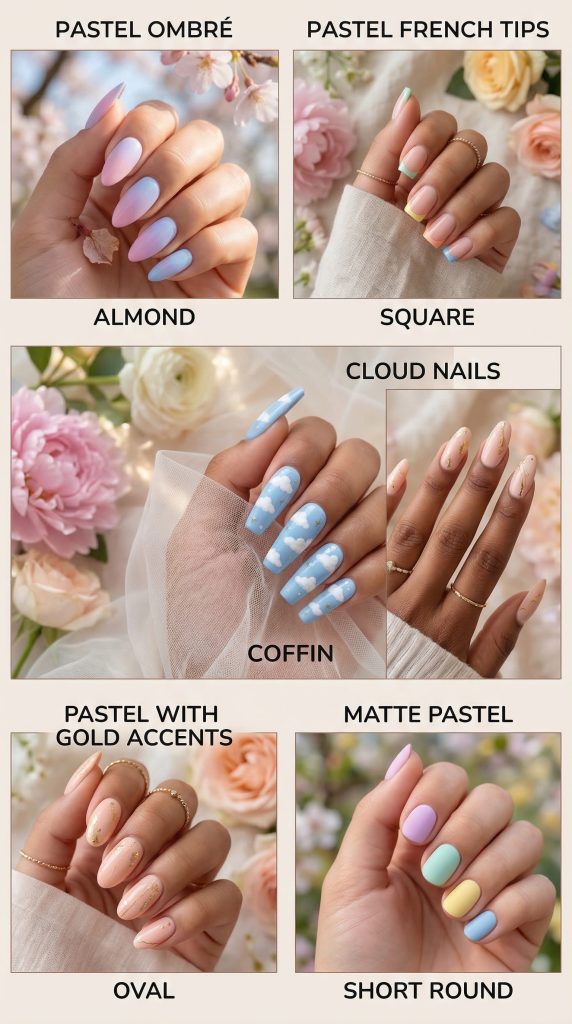 pastel nail designs