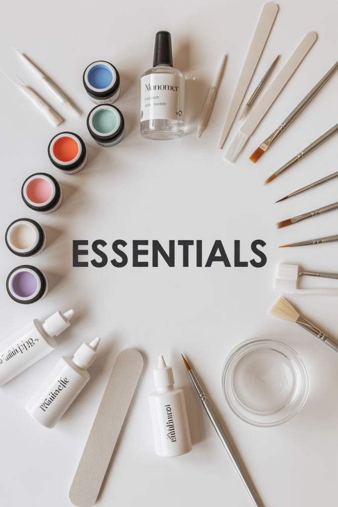 how to do acrylic nails at home
