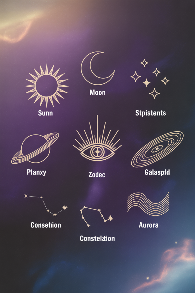Celestial Nail Designs