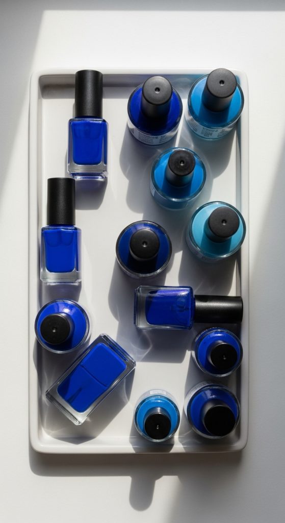 royal blue nail designs