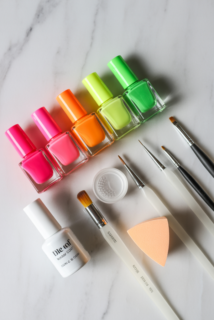 Neon Nail Designs