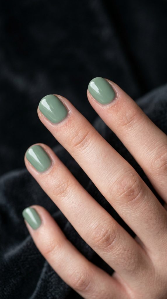 Green Acrylic Nails