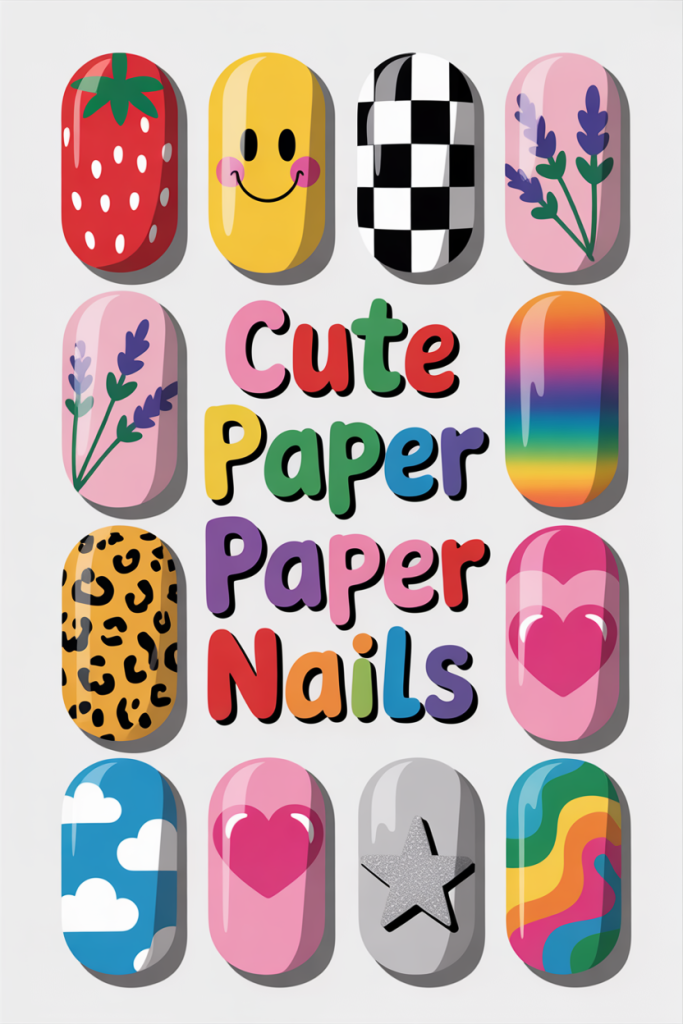 Paper nails design