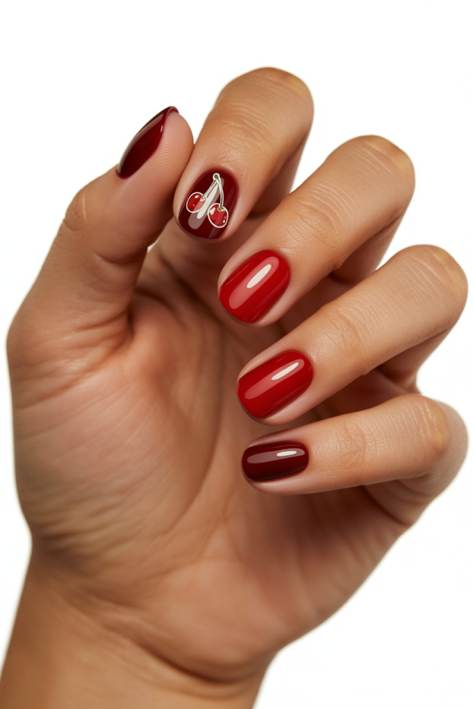 Cherry Nail Designs