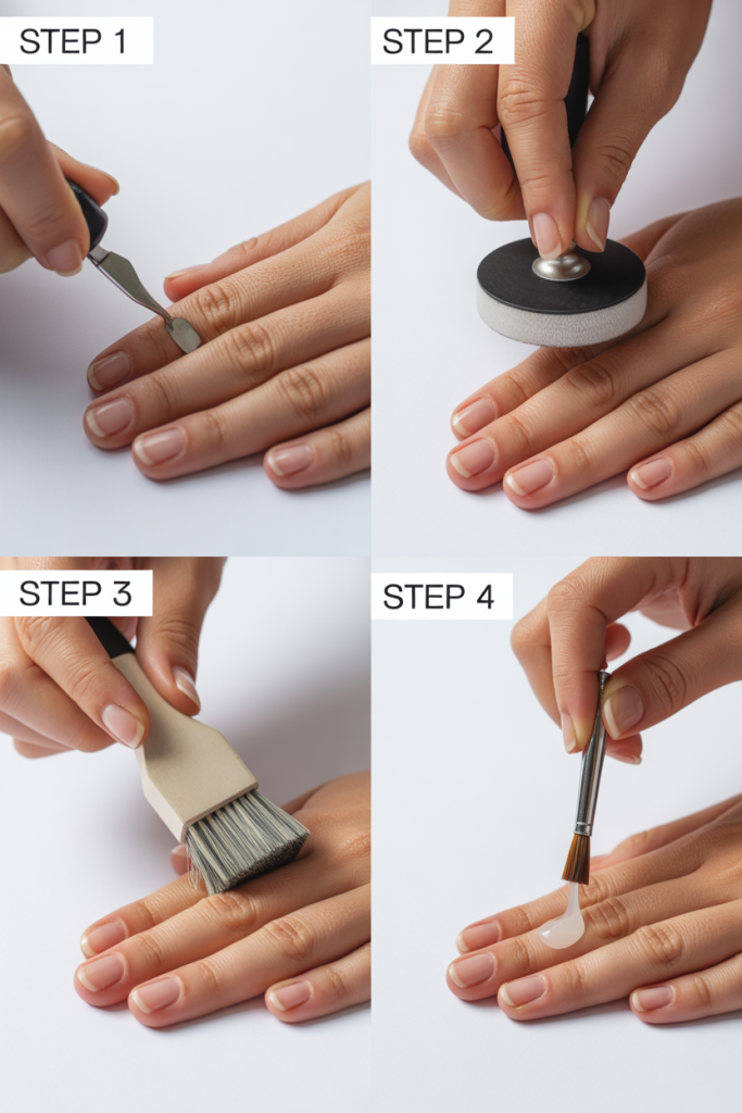 how to do acrylic nails at home