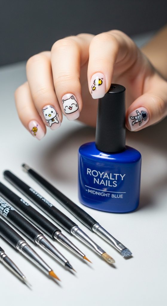 character nail art