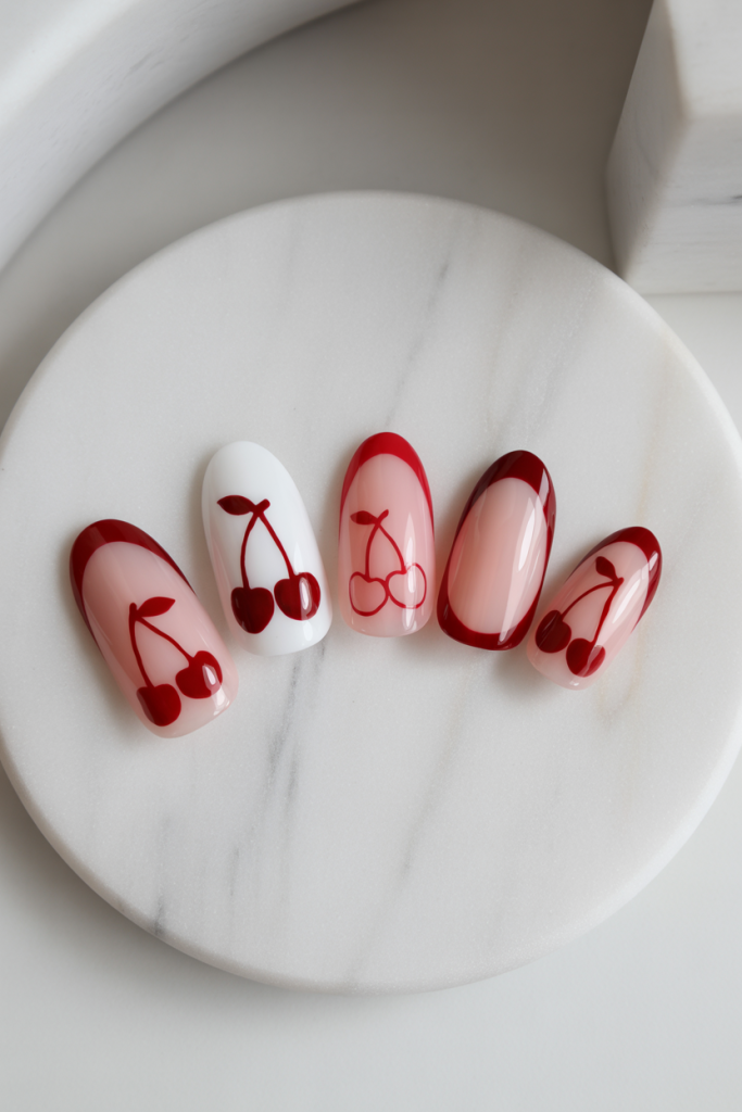 Cherry Nail Designs