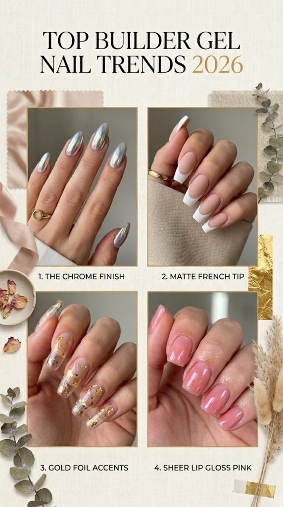 builder gel on natural nails