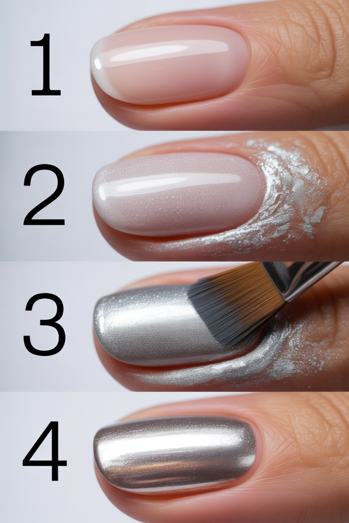 chrome nails designs