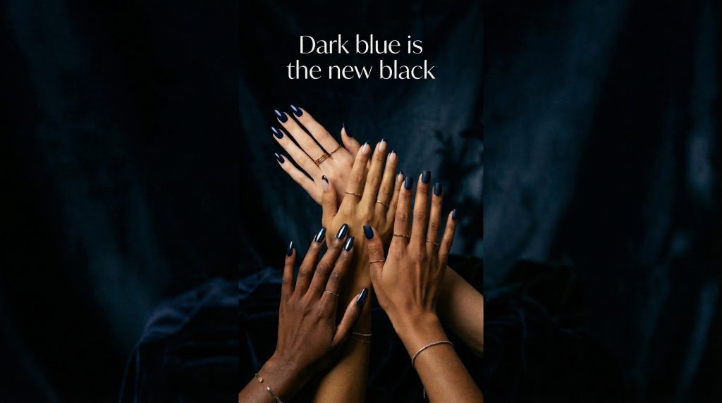 Dark Blue Nail Designs