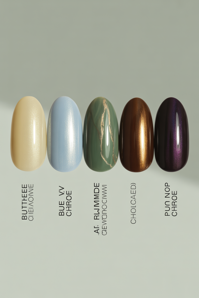 chrome nails designs