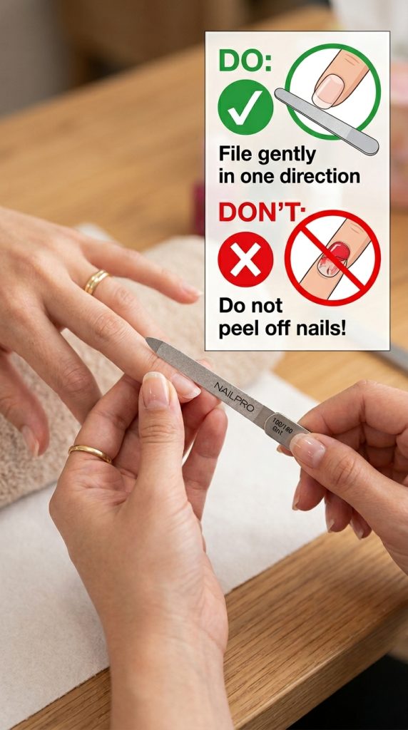 builder gel on natural nails