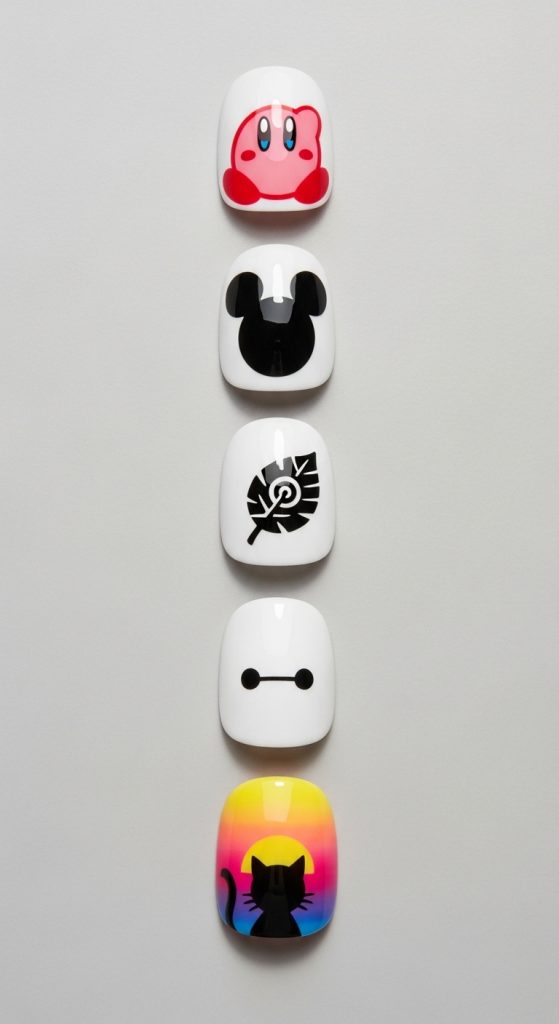 character nail art