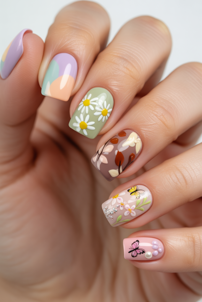 Floral Nail Designs