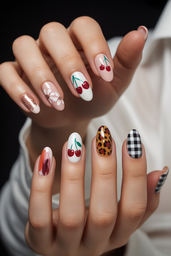 Cherry Nail Designs