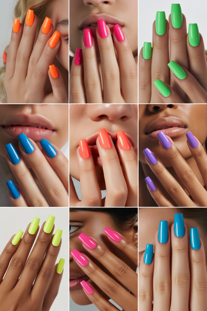 Neon Nail Designs