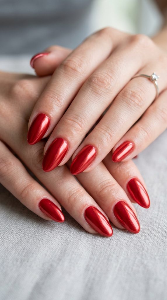 red nail designs