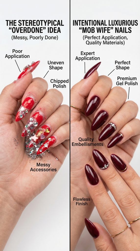 mob wife nails