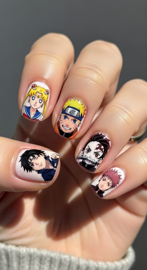 character nail art