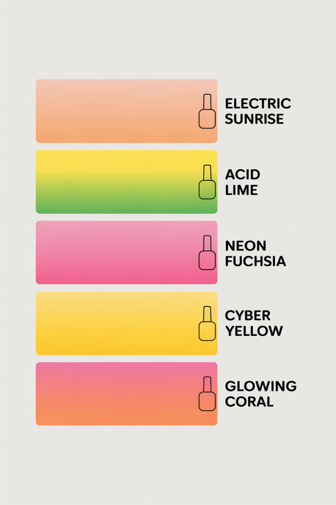 Neon Nail Designs