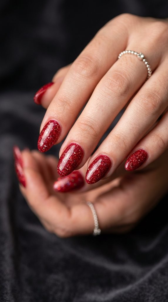 red nail designs