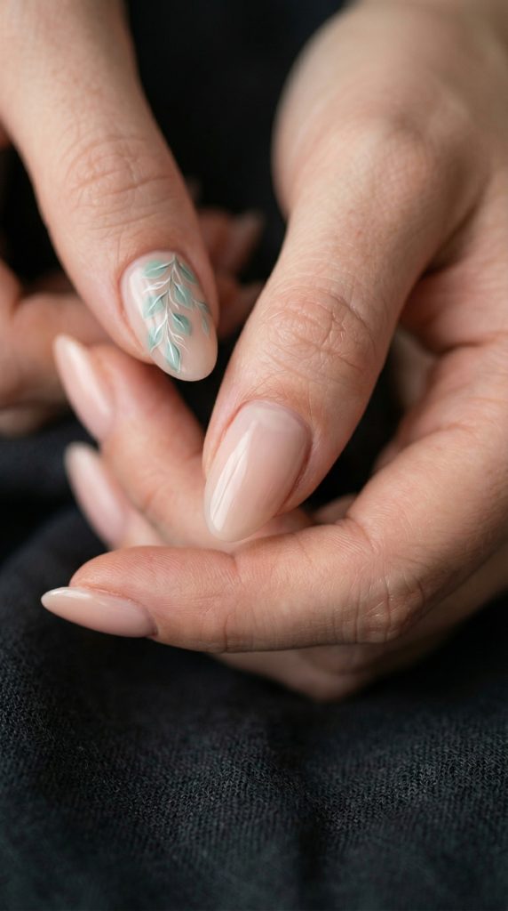 floral nail art