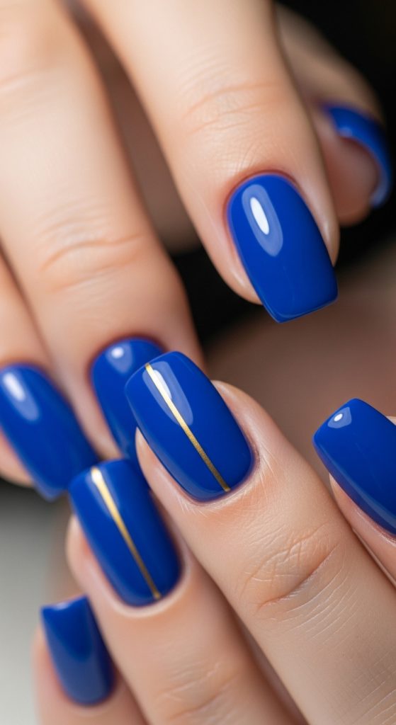royal blue nail designs