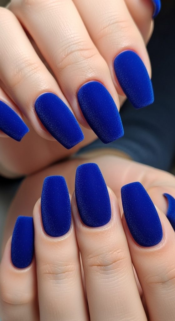 royal blue nail designs