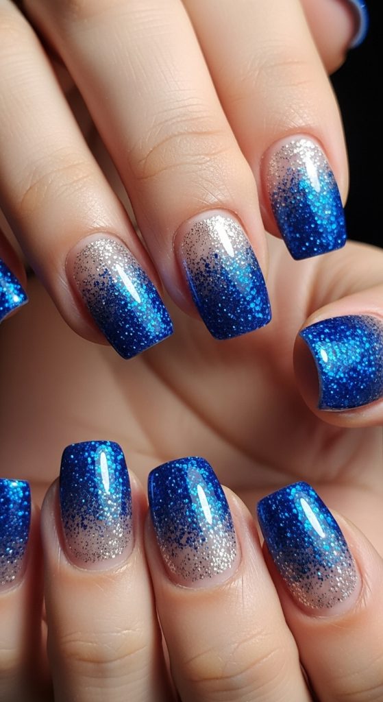 royal blue nail designs