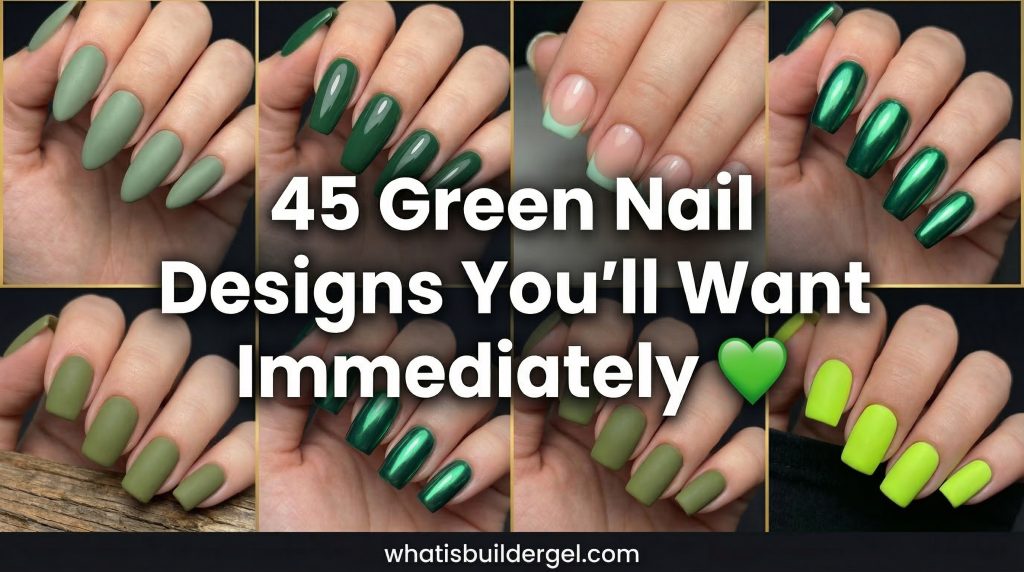 green nail designs