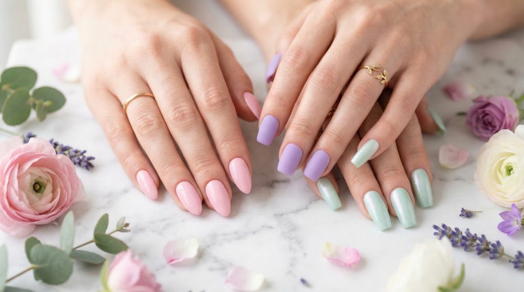 pastel nail designs