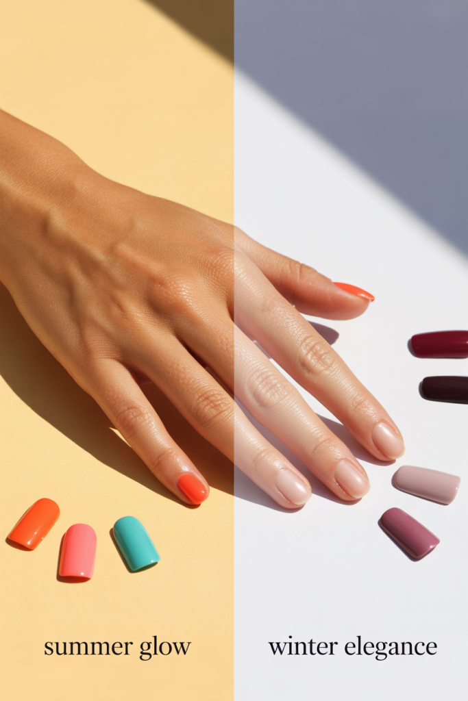 how to match nail polish colors to your skin tone