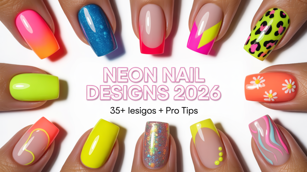 Neon Nail Designs