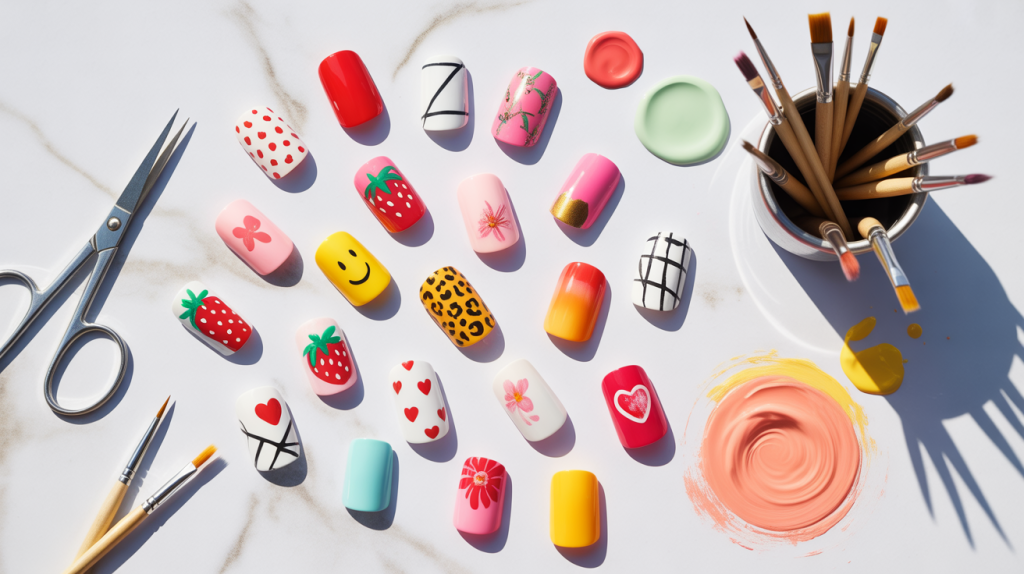Paper Nails Design