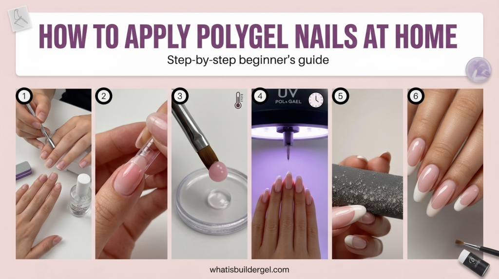Polygel Nails Design