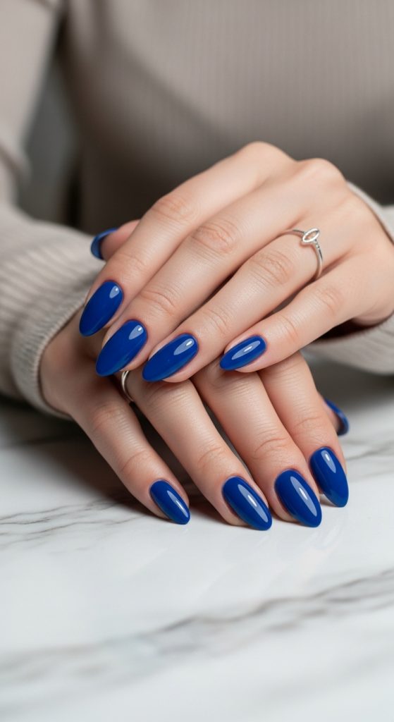 royal blue nail designs