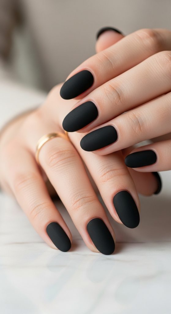 classy black nail designs