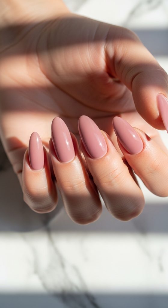 Mauve Nails Design