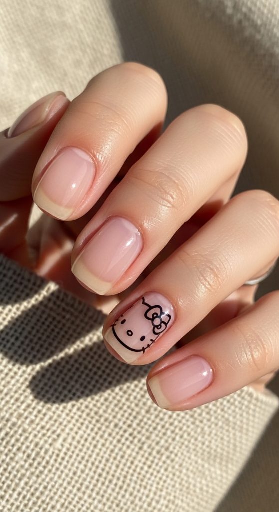 Hello Kitty Nail Designs