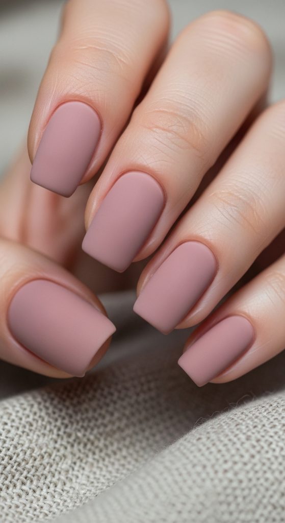 Mauve Nails Design